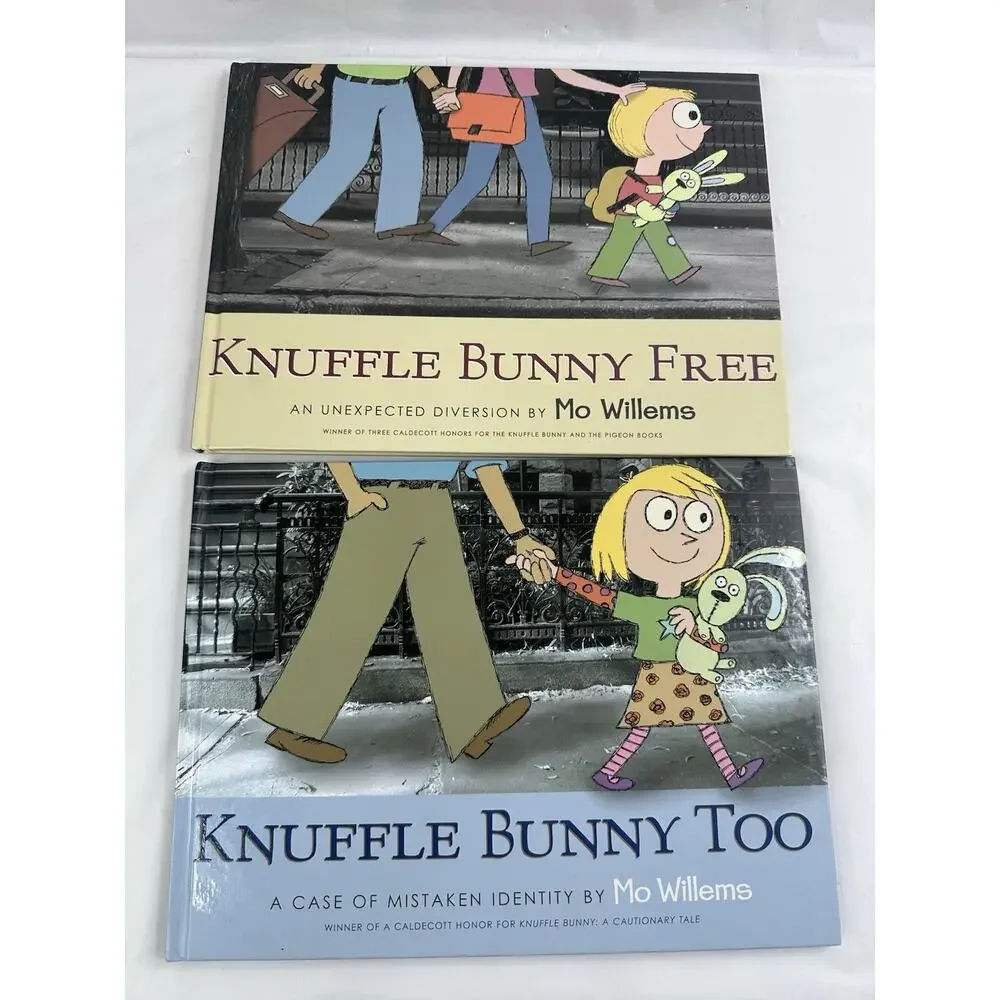 Knuffle Bunny Series Picture Books by Mo Willems Pigeon Lot Of 3 Hardcover